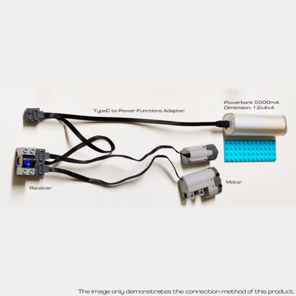 TypeC ( USB-C ) to Power Functions Adapter for LEGO