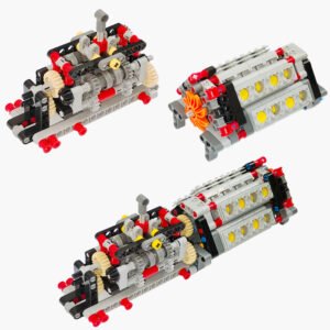 6 Speed Gearbox + V16 Engine