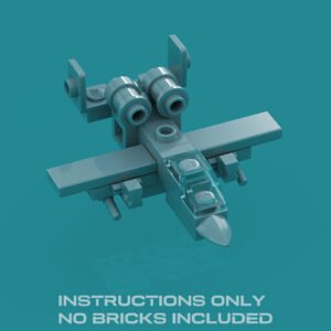 A-10 Warthog - Digital Building Instructions (No Physical Parts)