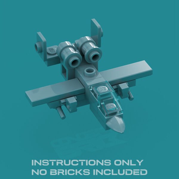 A-10 Warthog - Digital Building Instructions (No Physical Parts)