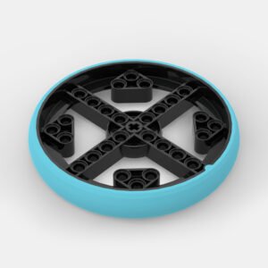 Technic Wheel with Fixed Tire 88 x 14 - 49295pb01/2